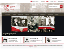 Tablet Screenshot of aan.gov.pl